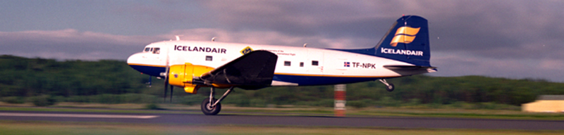 TF-NPK Douglas C-47A. Foto -c- Petur P. Johnson.