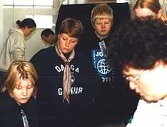 Föndursmiðjan í gangi